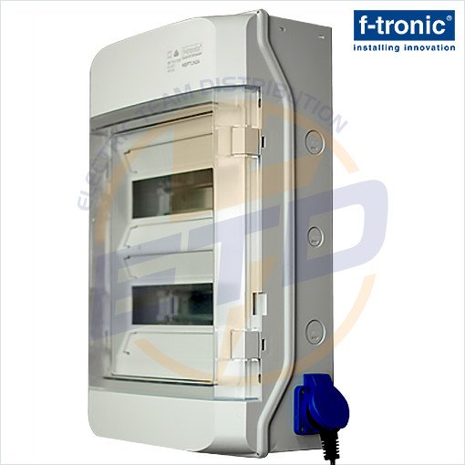 Priza IP54 pentru tablouri de exterior IP65 F-tronic NEPTUN - Priza de curent atasata