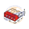 Conector WAGO 2273-244, conductor monofilar, cu pasta de contact - Thumbnail Image 3