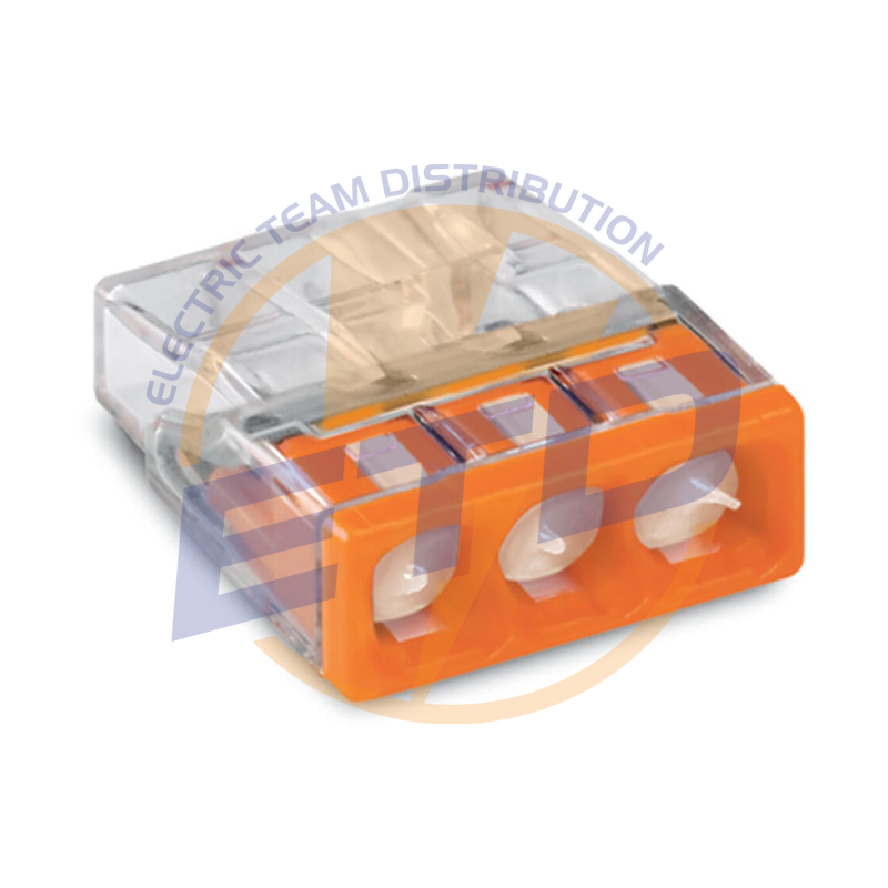 Conector WAGO 2273-243, conductor monofilar, cu pasta de contact - imagine 2