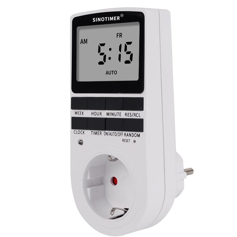 Priza programabila digitala 16A 1 minut 7 zile SINOTIMER TM515 2