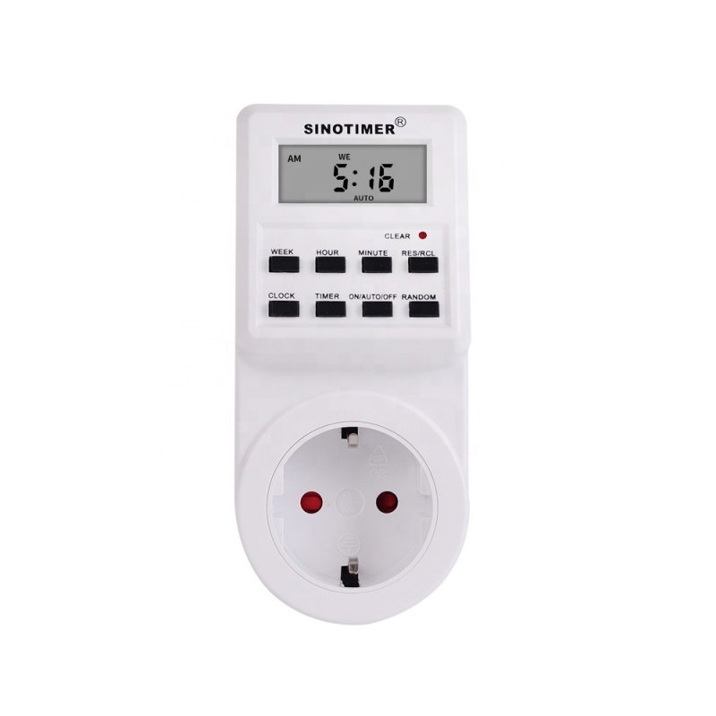 Priza programabila digitala 16A 1 minut 7 zile SINOTIMER TM516