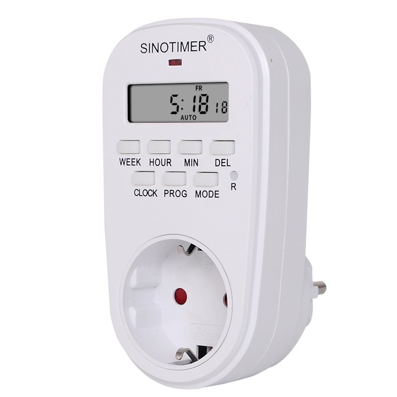 Priza programabila digitala 16A 1 minut 7 zile SINOTIMER TM518 2