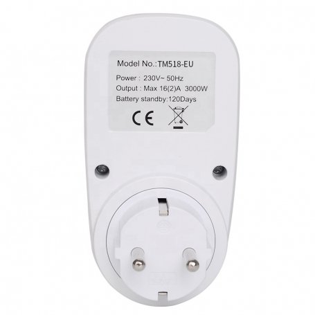 Priza programabila digitala 16A 1 minut 7 zile SINOTIMER TM518 3