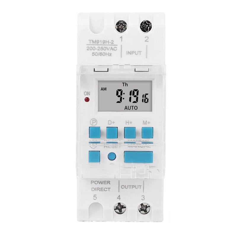 Releu temporizat programabil monofazic 230V 16A SINOTIMER TM919H-2-16A