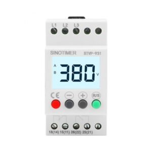 Releu trifazic monitorizare tensiune 300-490V AC 6A
