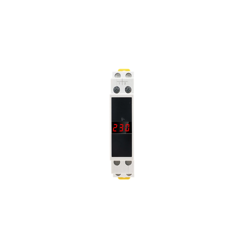 Voltmetru monofazic pentru tablou electric pe sina DIN 80-500V AC