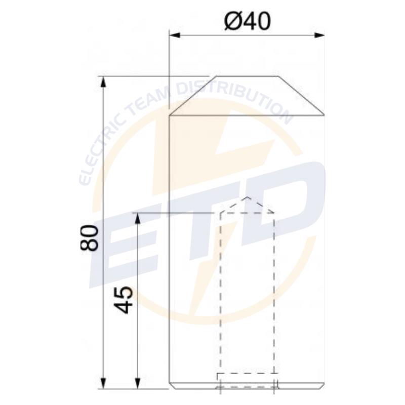 Cap de batere, pt electrod OMEX,  20mm, Obo - imagine 2