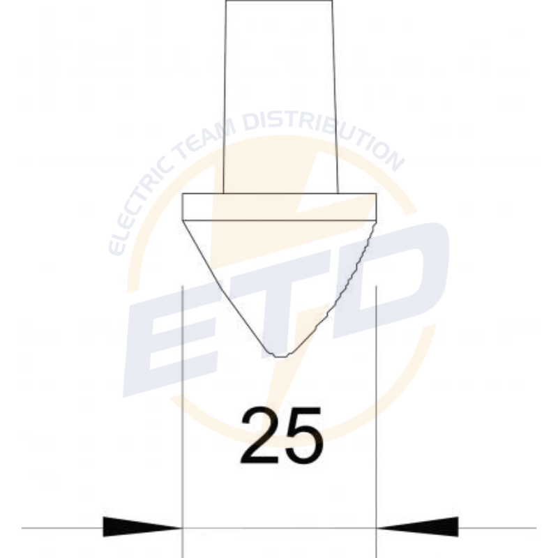 Varf pentru electrod de impamantare  20mm, Obo ST şi BP - imagine 2