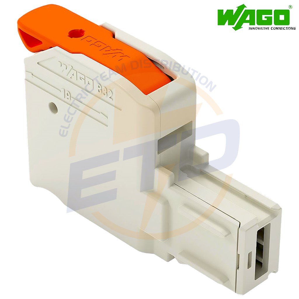 Conector cu 1 pol pentru conductor de 16 mmp WAGO 832-1101-011-000 Mama fara blocaj 2