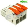 Conector cu 3 poli ordonati pentru conductor de 16 mmp WAGO 832-1103 Mama fara blocaj Conector cu 3 poli ordonati pentru conductor de 16 mmp WAGO 832-1103 Mama fara blocaj