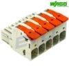 Conector cu 5 poli ordonati pentru conductor de 16 mmp WAGO 832-1105 Mama fara blocaj Conector cu 5 poli ordonati pentru conductor de 16 mmp WAGO 832-1105 Mama fara blocaj