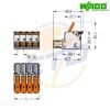 Conector cu 5 poli ordonati pentru conductor de 16 mmp WAGO 832-1105 Mama fara blocaj 5 Conector cu 5 poli ordonati pentru conductor de 16 mmp WAGO 832-1105 Mama fara blocaj 5