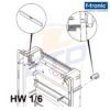 Kit montaj tablouri F-Tronic JUMBO in pereti din gips carton HWA SET - Instructiuni montaj
