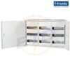 Tablou metalic aplicat 108 module F-tronic FV3-3, bara PE-N push-in