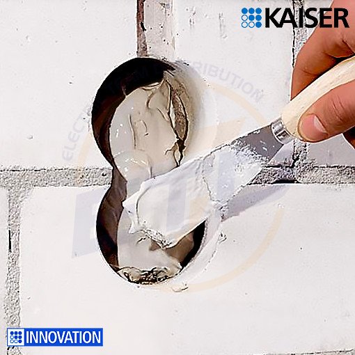 Nivela pentru doze KAISER 1190-60 - Instalare - Pregatirea peretelui