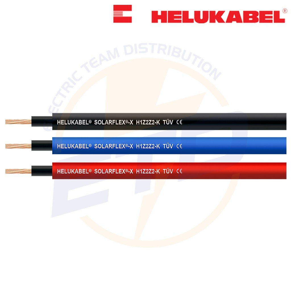Cablu solar 4 mmp H1Z2Z2-K Solarflex-X HELUKABEL Negru Cablu solar 4 mmp H1Z2Z2-K Solarflex-X HELUKABEL Negru