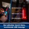 Tester de tensiune AC-DC 12-400V cu afisaj LED IP54 Peaktech P 1094 6