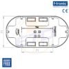 Doza aparataj DUBLA, ingropata, F-Tronic UP20, A63 mm - dimensiuni 2