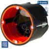 Doza rezistenta la foc pentru pereti din lemn F-Tronic BS3700TC Ø68 mm, A62 mm