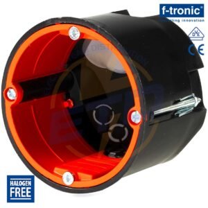 Doza rezistenta la foc pentru pereti din lemn F-Tronic BS3700TC Ø68 mm, A62 mm