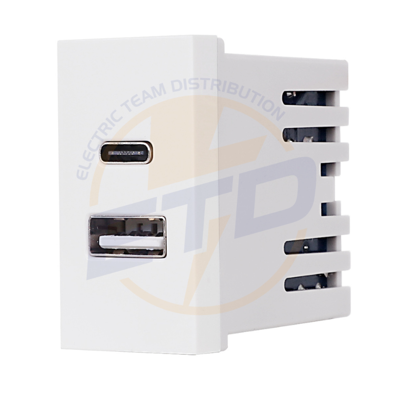 Modul Priza USB A+C 1M LUXION - imagine 1
