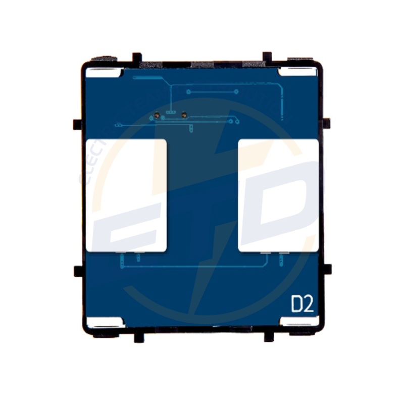 Modul Intrerupator Dublu Cap Scara / Cruce cu Touch LUXION, Serie A - imagine 2