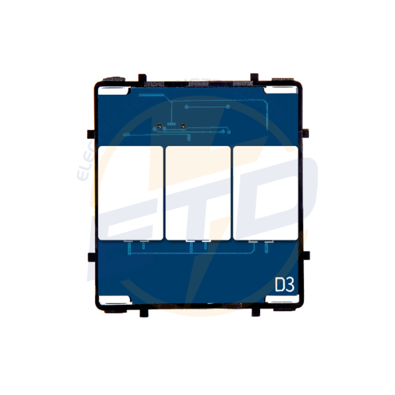 Modul Intrerupator Triplu Cap Scara / Cruce cu Touch LUXION, Serie A - imagine 2