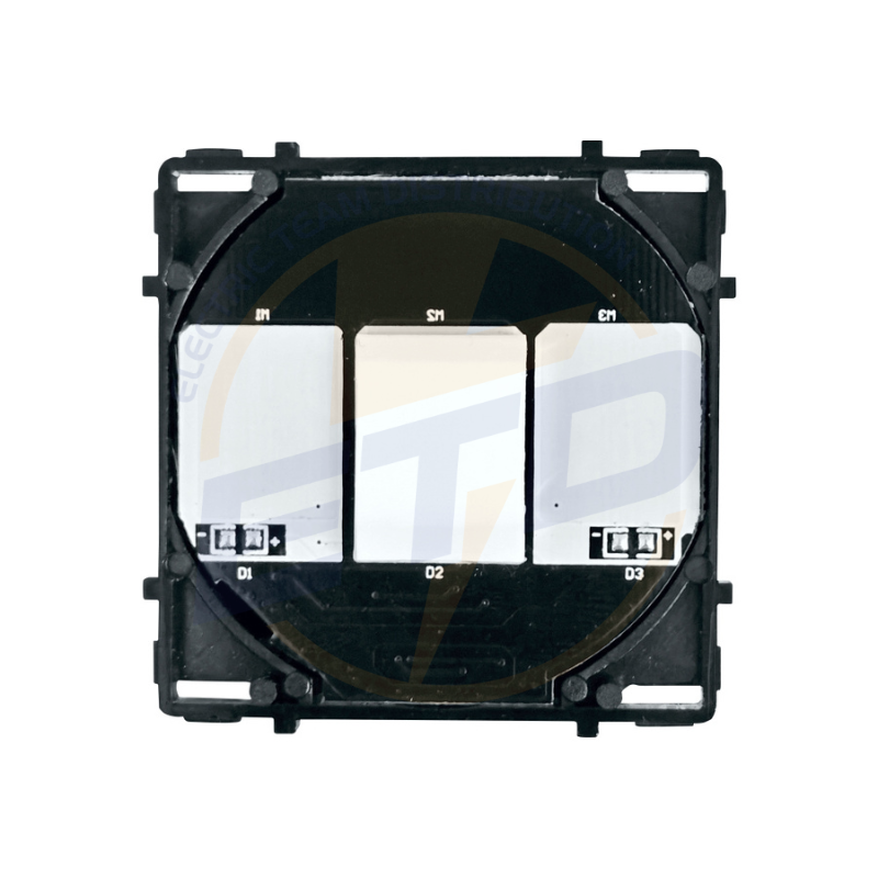 Modul Intrerupator Simplu cu Variator, Cap Scara/Cruce cu Touch LUXION - imagine 2
