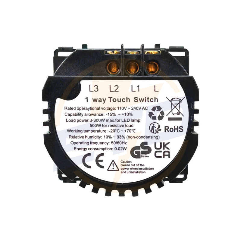 Modul Intrerupator Dublu din Silicon cu Touch LUXION - imagine 4