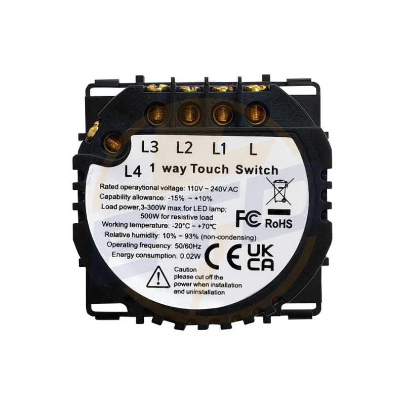 Modul Intrerupator Cvadruplu din Silicon cu Touch LUXION - imagine 4