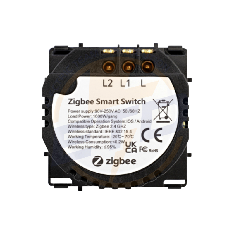 Modul Intrerupator Dublu, Protocol ZigBee cu Touch LUXION - imagine 3
