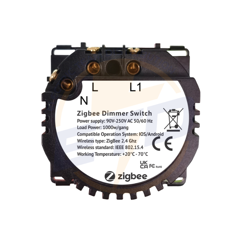 Modul Intrerupator Simplu cu Variator, Zigbee cu Touch LUXION - imagine 3