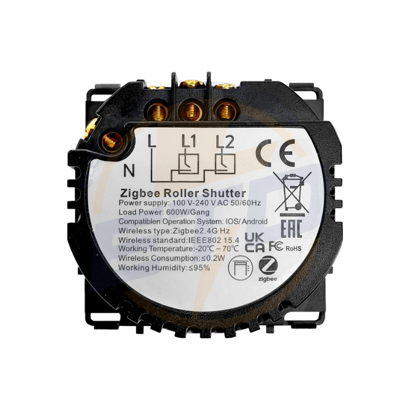 Modul Intrerupator Rulouri cu Touch LUXION, Protocol Zigbee Tuya - imagine 3