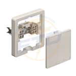 Doză Schrack plată de conexiune pt. aragaz, albă, ST-5x 2.5mmp