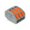 WAGO pentru toate tipurile de conductori; max. 4 mmp; 3 conductori 222-413 - Thumbnail Image 1