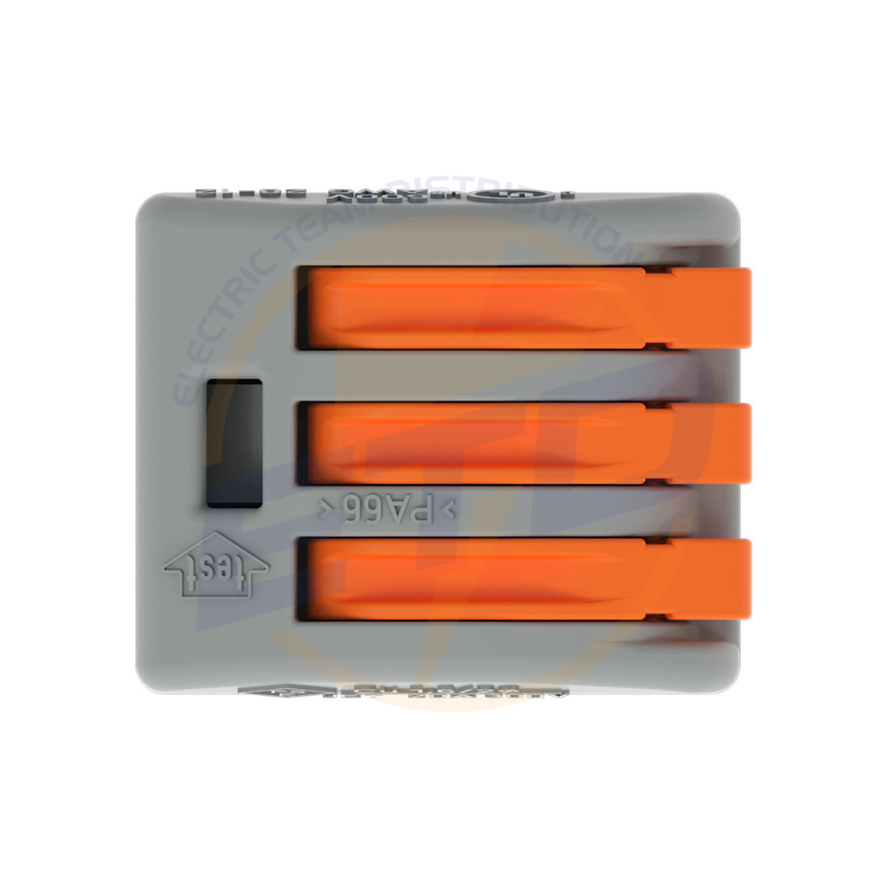 WAGO pentru toate tipurile de conductori; max. 4 mmp; 3 conductori 222-413 - imagine 3