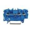 Clema sir de trecere cu 3 conductori 1,5 mmp WAGO 2001-1304 Albastru - Thumbnail Image 1