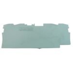 Placa de capat şi placa intermediara; Grosime de 1 mm; gri WAGO 2004-1391