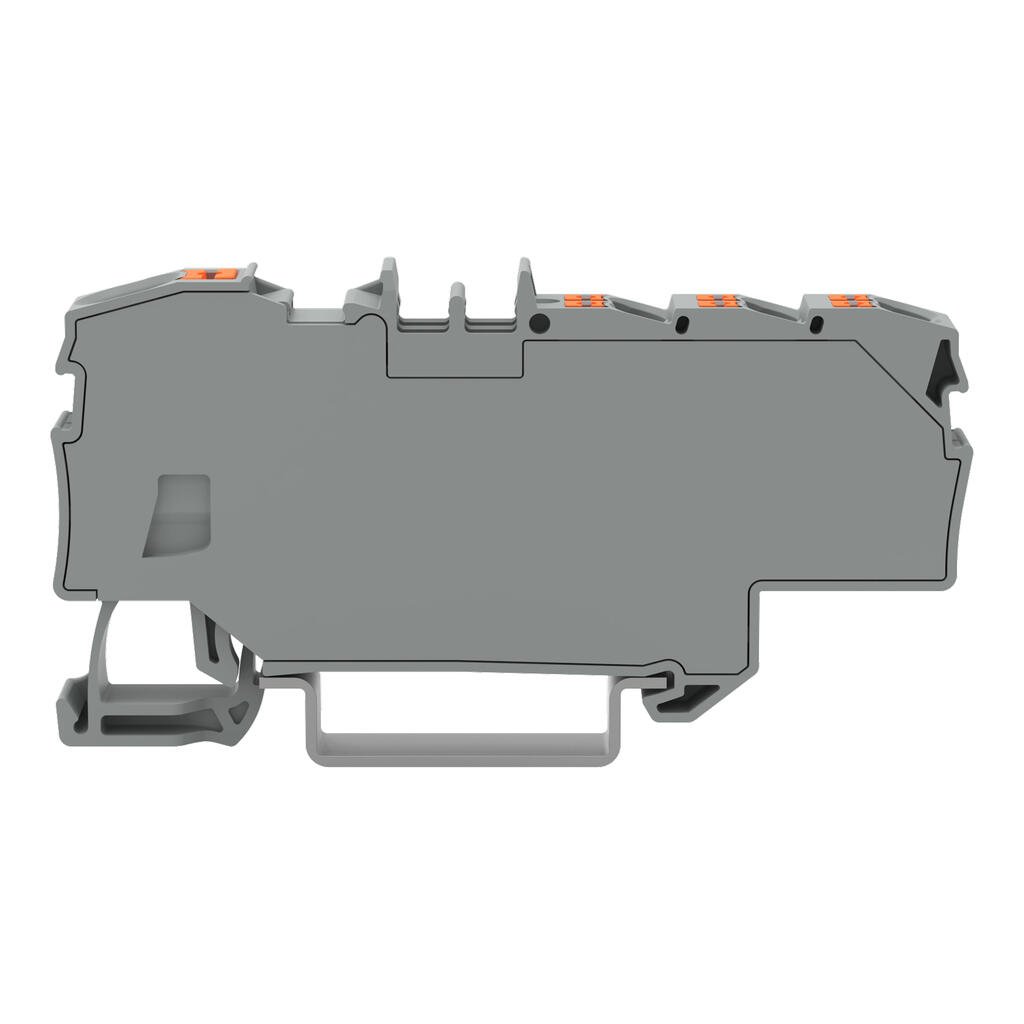 Clema sir derivatie 1x6 mmp, 6x1,5 mmp WAGO 2206-8031 Gri, cu buton - imagine 2