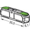 Conector WAGO 221-2431, 2 poli, inline - Thumbnail Image 4